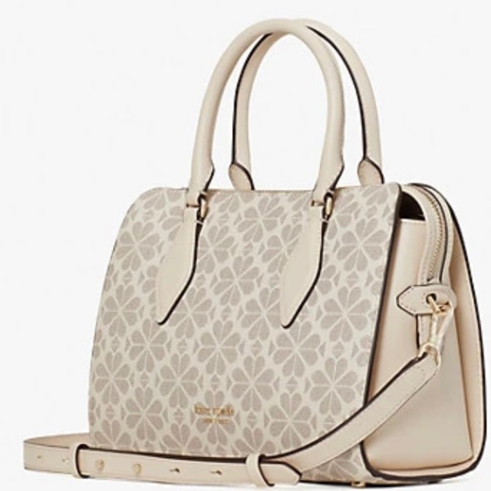 Kate Spade spade flower coated canvas Casey medium satchel